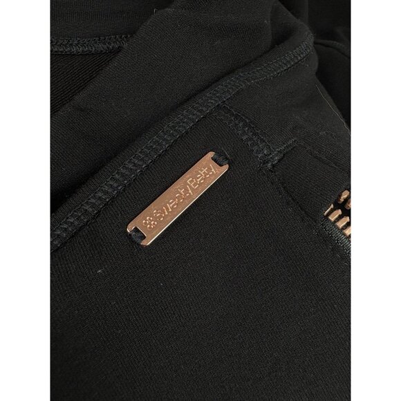 Sweatty Betty London Jogger Size XS Short Black Athletisure Track Pant Zip Ankle - Picture 6 of 8